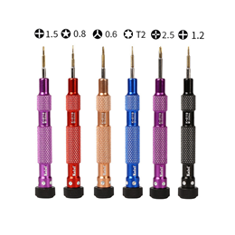 Kaisi K-8119 1.2,1.5 Philips/ 0.8,2.5 5-Point/ 0.6 Y/ T2 Screwdriver For iPhone 7/ Huawei P8 Smartphone Screw Open Repair Tools